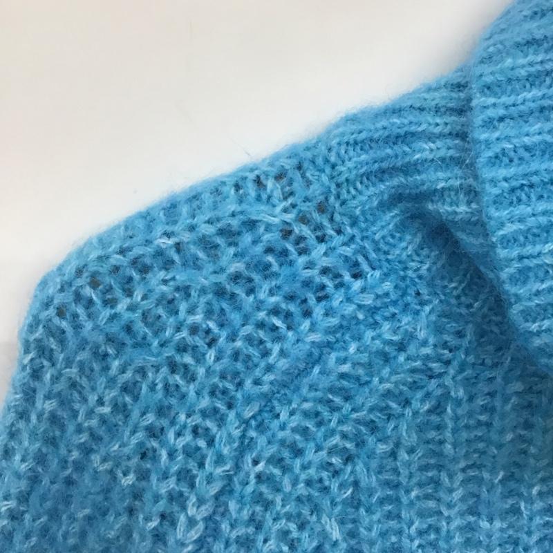 ザラ ZARA ニット、セーター 長袖 タートルネック M 無地 青 / ブルー / レディース USED 古着 中古 10139461