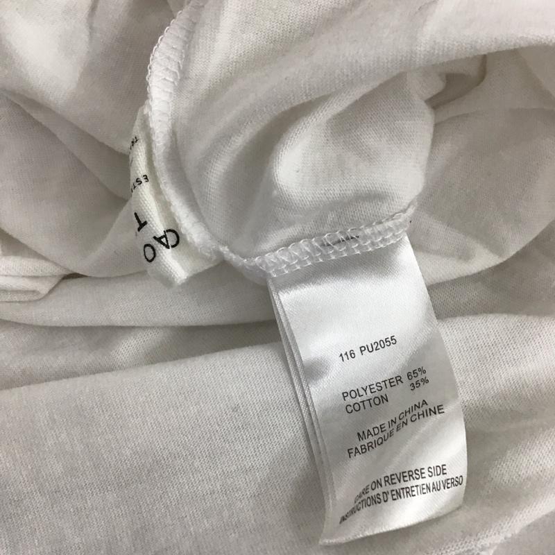 コロンビア Columbia Tシャツ 半袖 116 pu2055 半袖Tシャツ クルーネック ポケットTシャツ L ロゴ、文字 白 / ホワイト / メンズ USED 古着 中古 10133354