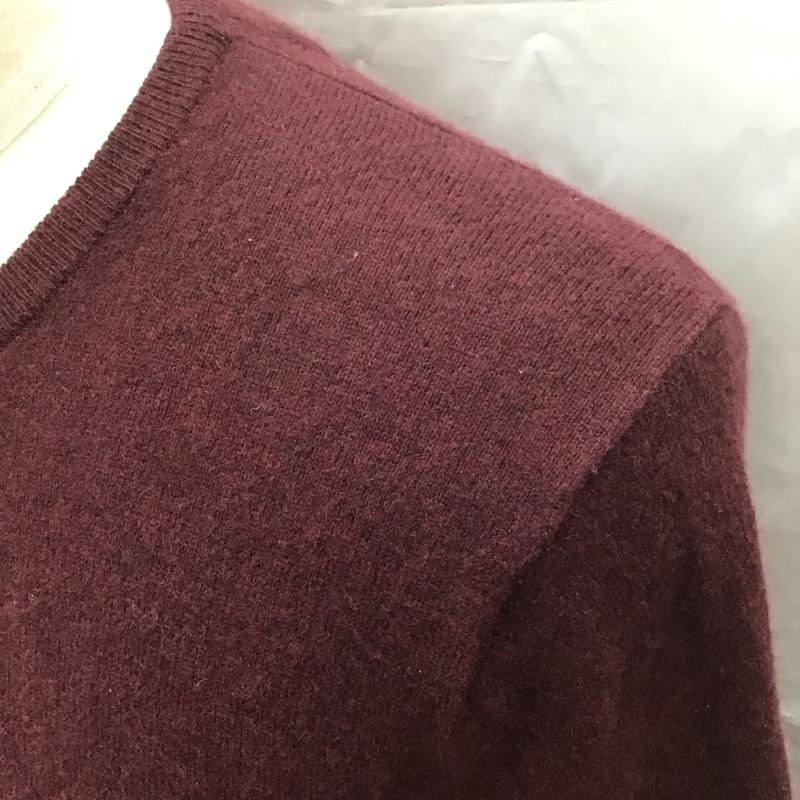 ポロバイラルフローレン Polo by RALPH LAUREN ニット、セーター 長袖 710876714006 クルーネック ウール L ワンポイント えんじ / ワインレッド / メンズ USED 古着 中古 10112395