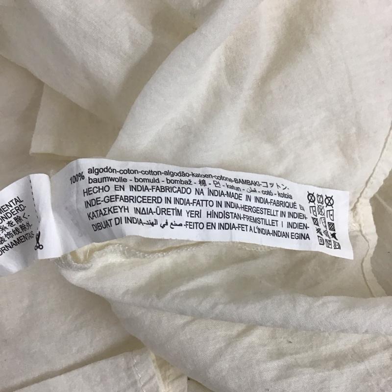 ザラ ZARA カットソー 長袖 S 無地 オフホワイト / オフホワイト / レディース USED 古着 中古 10129394