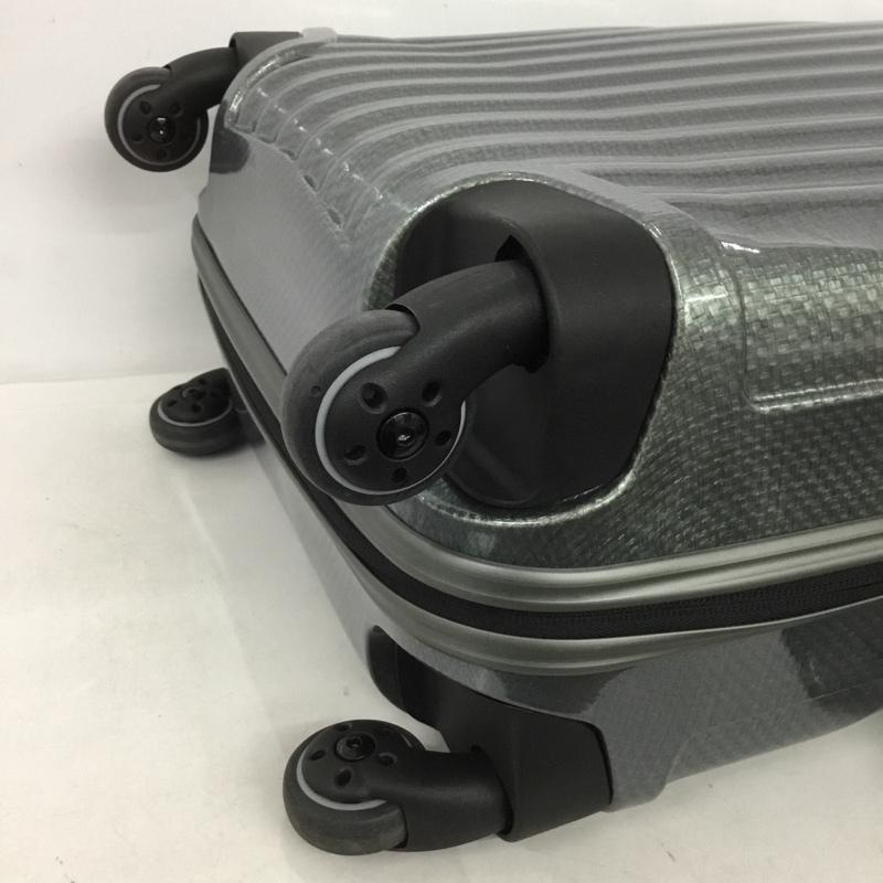 サムソナイト Samsonite スーツケース、トランク スーツケース、トランク 53449 COSMOLITE 36L コスモライト 機内持ち込み 無地 カーキ / カーキ / メンズ USED 古着 中古 10132135