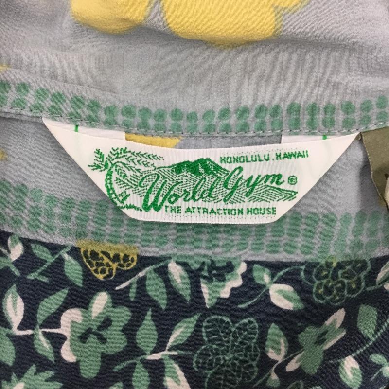 古着 USED シャツ、ブラウス 半袖 半袖シャツ カラーシャツ 半袖カットソー アロハシャツ M 総柄 X 花柄 マルチカラー / マルチカラー / メンズ USED 古着 中古 10106434