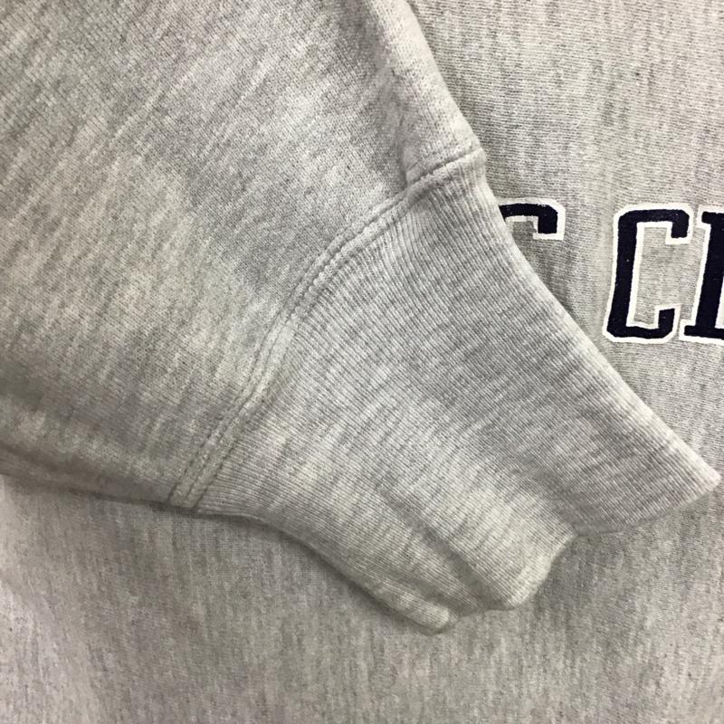 チャンピオン Champion トレーナー 長袖 REVERSE WEAVE スウェット 90年代 裏起毛 L ロゴ、文字 灰 / グレー / メンズ USED 古着 中古 10115702