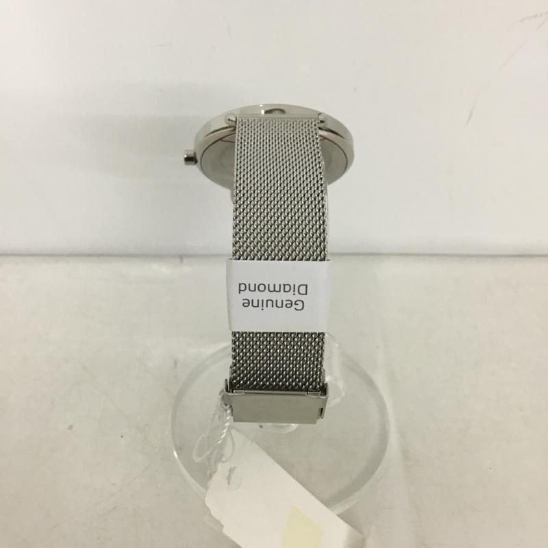 スカーゲン SKAGEN 腕時計 アナログ(クォーツ式) SKW2738 ロゴ、文字 銀 / シルバー / X 紺 / ネイビー / レディース USED 古着 中古 10134888