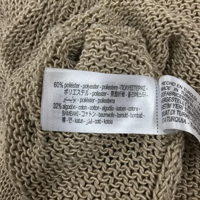 ザラ ZARA ニット、セーター 長袖 M 無地 ベージュ / ベージュ / レディース USED 古着 中古 10121995