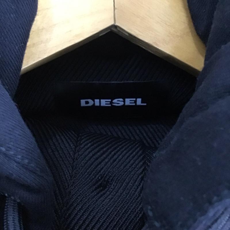 ディーゼル DIESEL ジャケット、上着 ジャケット、ブレザー 長袖パーカージャケット アウター 前ボタン L 無地 黒 / ブラック / メンズ USED 古着 中古 10140827
