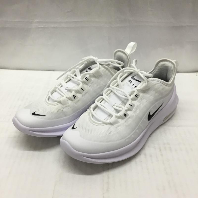 ナイキ NIKE スニーカー スニーカー AH5222-100 AIR MAX AXIS GS 22.5cm 22.5cm ロゴ、文字 白 / ホワイト / X 黒 / ブラック / レディース USED 古着 中古 10109377