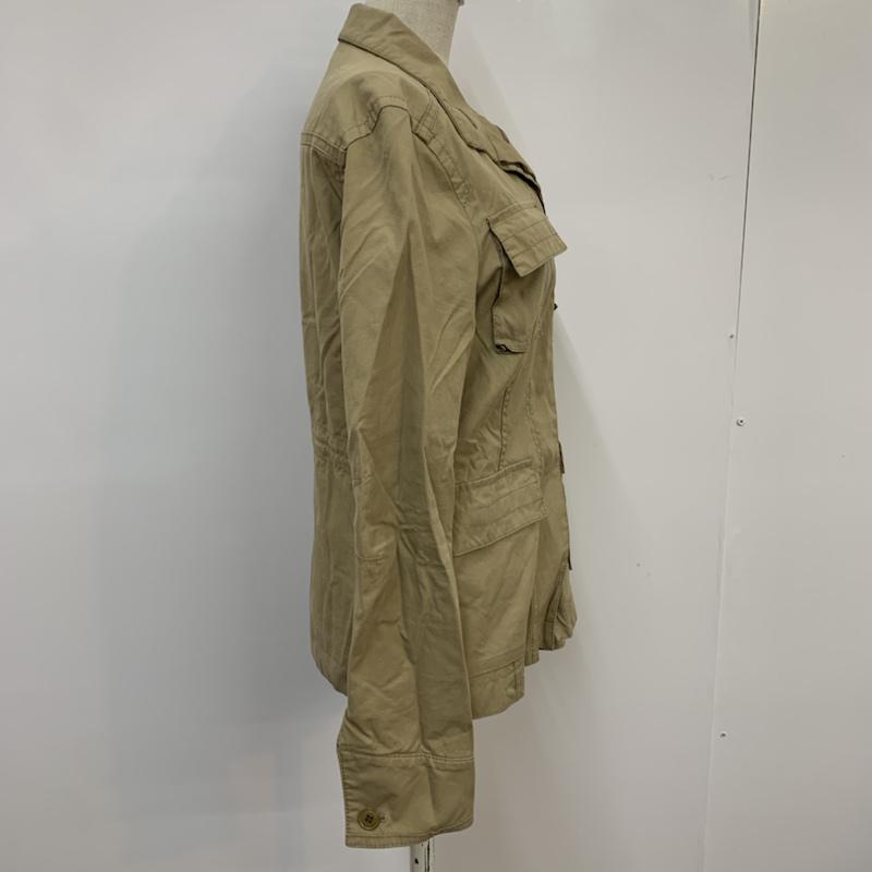 マカフィー MACPHEE ジャケット、上着 ジャケット、ブレザー ステンカラージャケット 38 無地 ベージュ / ベージュ / レディース USED 古着 中古 10042201