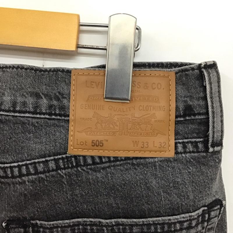 リーバイストラウスアンドコー Levi Strauss & co. パンツ デニム、ジーンズ デニムパンツ ワイドパンツ カジュアルパンツ ストレッチ 33インチ 無地 灰 / グレー / メンズ USED 古着 中古 10134951