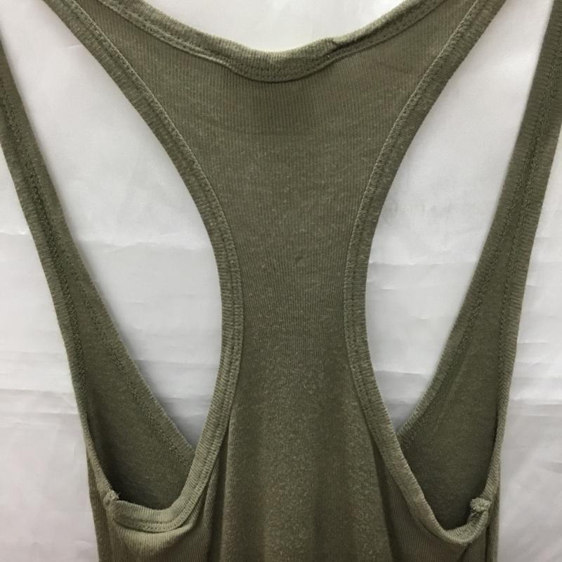 ディーゼル DIESEL タンクトップ タンクトップ バッククロス XS 無地 カーキ / カーキ / レディース USED 古着 中古 10118192