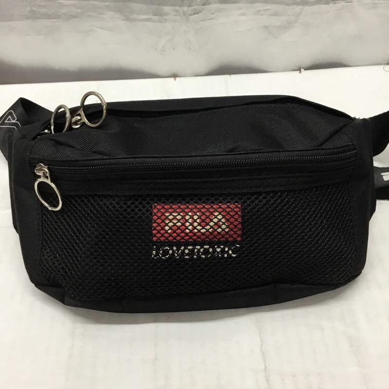 フィラ FILA ウエストバッグ ウエストバッグ LOVE TOXIC キッズ ガールズ ロゴ、文字 黒 / ブラック / レディース USED 古着 中古 10114846