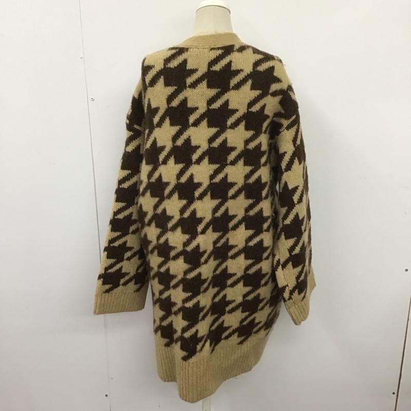 ローリーズファーム LOWRYS FARM カーディガン 長袖 長袖カーディガン 長袖カットソー ノーカラージャケット 前開カーディガン FREE プリント マルチカラー / マルチカラー / レディース USED 古着 中古 10124734