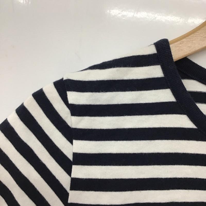 ヴィヴィアン ウエストウッド レッドレーベル Vivienne Westwood red label Tシャツ 半袖 半袖カットソー ボーダーTシャツ クルーネックカットソー 3 ボーダー柄 白 / ホワイト / X 紺 / ネイビー / レディース USED 古着 中古 10135444