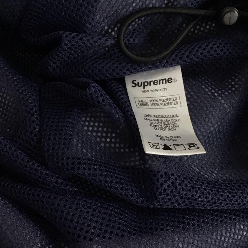 シュプリーム Supreme ジャケット、上着 ジャンパー、ブルゾン 15AW Windbreakerwarmupjacket ナイロンジャケット ジップアップジャケット S チェック 紺 / ネイビー / メンズ USED 古着 中古 10140988