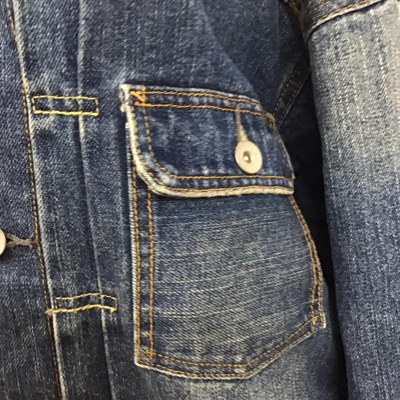 ジーナシス JEANASIS ジャケット、上着 ジャケット、ブレザー js150753ad Gジャン FREE 無地 インディゴ / インディゴ / レディース USED 古着 中古 10120284