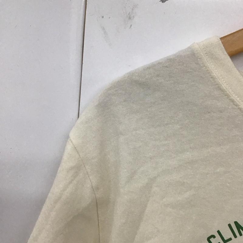 スタディオクリップ studio CLIP Tシャツ 半袖 FREE プリント X ロゴ、文字 オフホワイト / オフホワイト / レディース USED 古着 中古 10129741