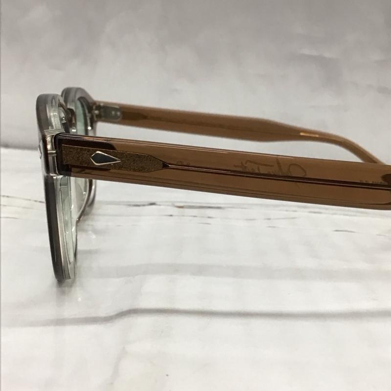 古着 USED めがね・サングラス サングラス JULIUS TART OPTICAL プラスチックフレーム PL-103 ワンポイント 茶 / ブラウン / メンズ USED 古着 中古 10118207