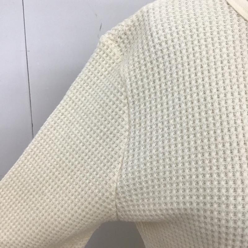 フリークスストア FREAK S STORE カットソー 長袖 F19-LG-159 ヘンリーネック ワッフル サーマル FREE 無地 アイボリー / アイボリー /  レディース USED 古着 中古 10110922