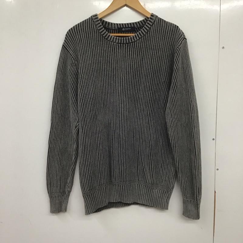 ナノベース nano base ニット、セーター 長袖 M マルチカラー / マルチカラー / メンズ USED 古着 中古 10136891