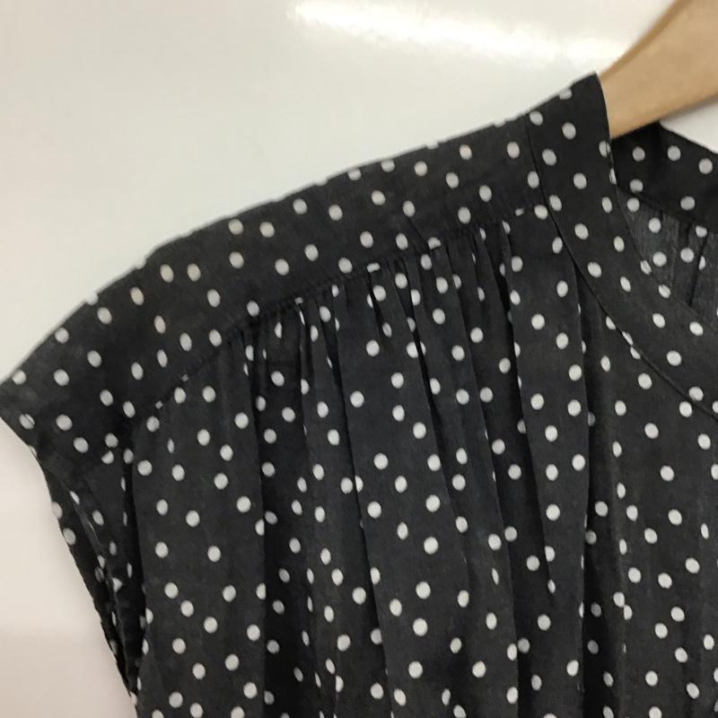 ユナイテッドアローズグリーンレーベルリラクシング UNITED ARROWS green label relaxing ワンピース ロングスカート ロングワンピース ノースリーブワンピース フレアスカート 総柄 灰 / グレー / レディース USED 古着 中古 10134186