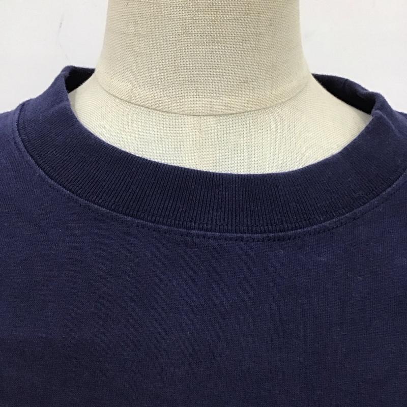 ミルクフェド MILKFED. Tシャツ 半袖 103221011043 バックプリント ロゴ、文字 紺 / ネイビー / レディース USED 古着 中古 10116664