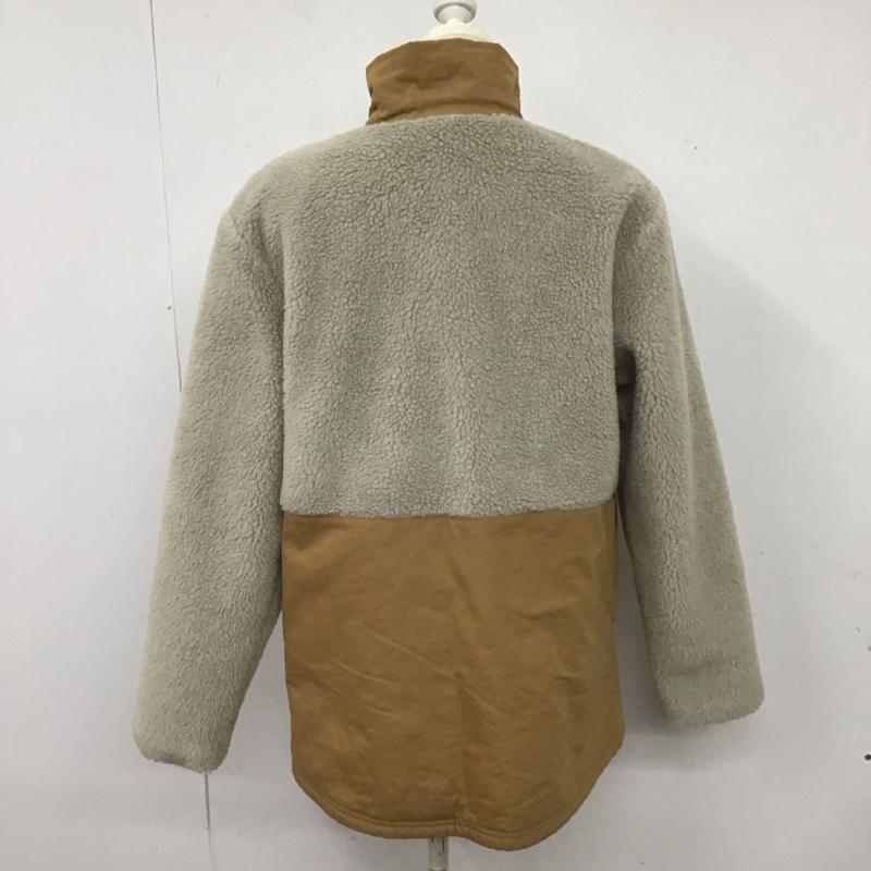 パタゴニア patagonia ジャケット、上着 ジャケット、ブレザー 22945fa23 フリースジャケット スタンドカラー アウター S ロゴ、文字 ベージュ / ベージュ / レディース USED 古着 中古 10125719