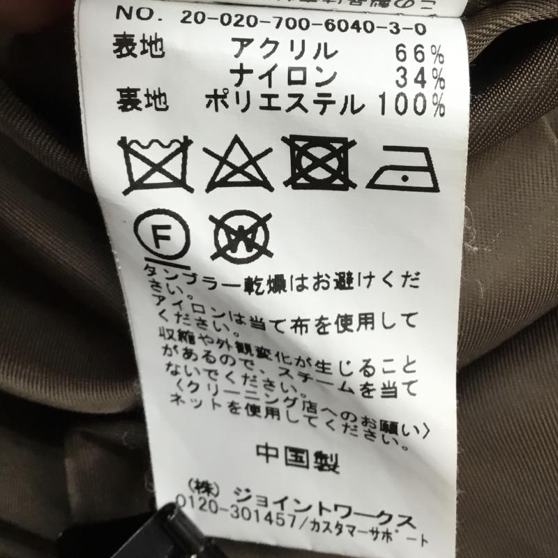 シンプリシテェ Simplicite コート コート一般 20-020-700-6040 FREE 無地 ダークブラウン / ダークブラウン / レディース USED 古着 中古 10142535