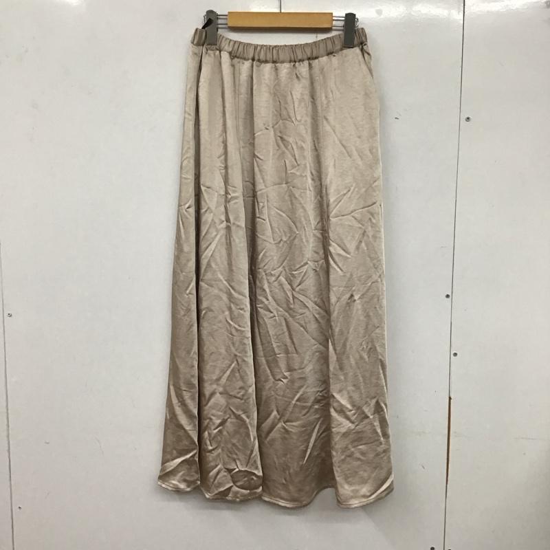 セレクトモカ select MOCA スカート ロングスカート ロングスカート フレアスカート カジュアルスカート FREE 無地 金 / ゴールド / レディース USED 古着 中古 10135585