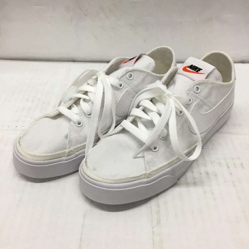 ナイキ NIKE スニーカー スニーカー CZ0294-100 レガシー キャンバス 23.5cm 23.5cm ロゴ、文字 白 / ホワイト / レディース USED 古着 中古 10107570