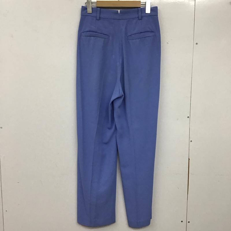 ユナイテッドアローズ UNITED ARROWS パンツ スラックス 1514-162-5028 TAツイルタックテーパードパンツ 38 無地 水色 / ライトブルー / レディース USED 古着 中古 10137291