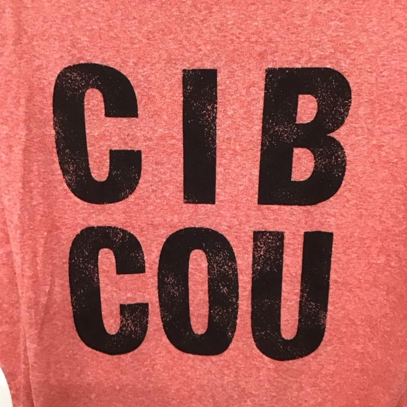 メルシーボークー mercibeaucoup, Tシャツ 半袖 プリントTシャツ クルーネックカットソー ノースリーブカットソー 1 ロゴ、文字 赤 / レッド / レディース USED 古着 中古 10136268