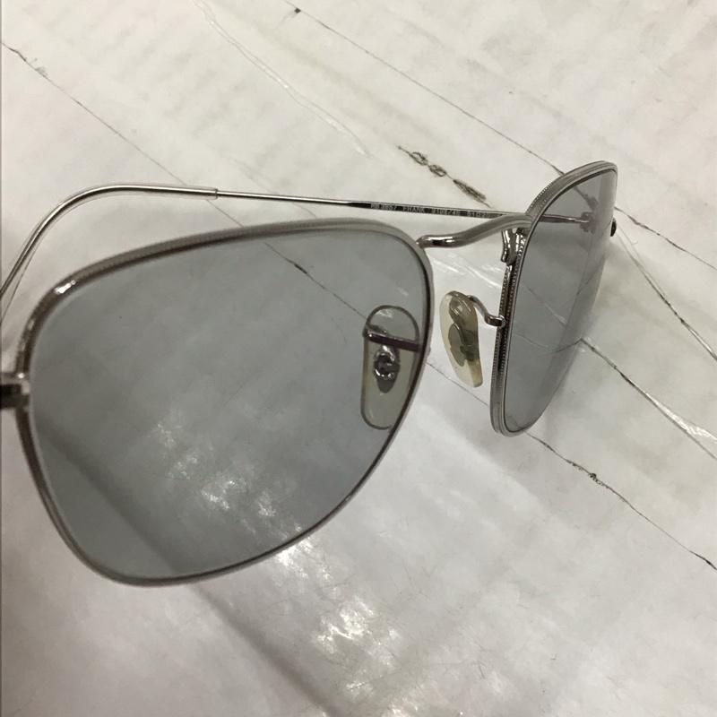 レイバン Ray-Ban めがね・サングラス めがね RB3857 FRANK カラーレンズ ケース付き 無地 銀 / シルバー / メンズ USED 古着 中古 10118205