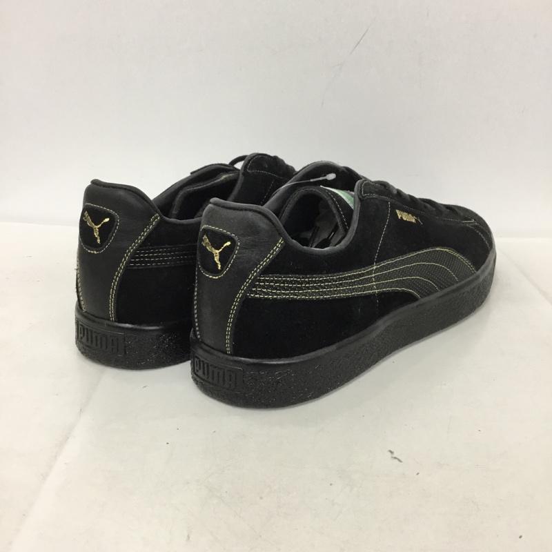 プーマ PUMA スニーカー スニーカー 386801-01 SUEDE MIJ atmos DUSTYCHAMP QDS 29cm 箱有 29.0cm ロゴ、文字 黒 / ブラック / X 金 / ゴールド / メンズ USED 古着 中古 10137999