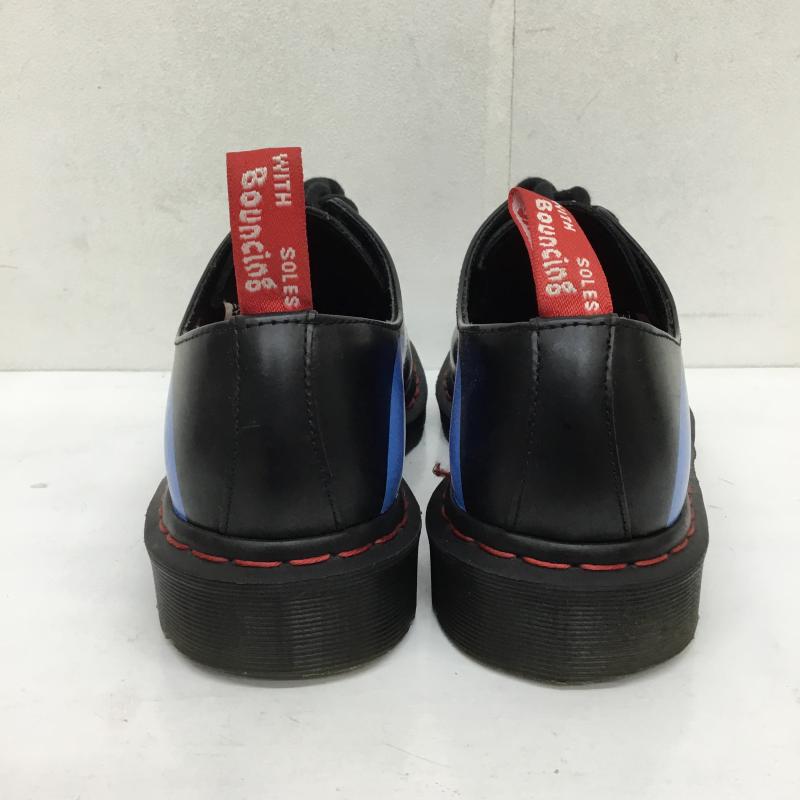 ドクターマーチン Dr.Martens ローファー ローファー ドクターマーチン ザ・フー 3ホールシューズ US:8 プリント 黒 / ブラック / X 青 / ブルー / X 赤 / レッド / X 白 / ホワイト / メンズ USED 古着 中古 10120979