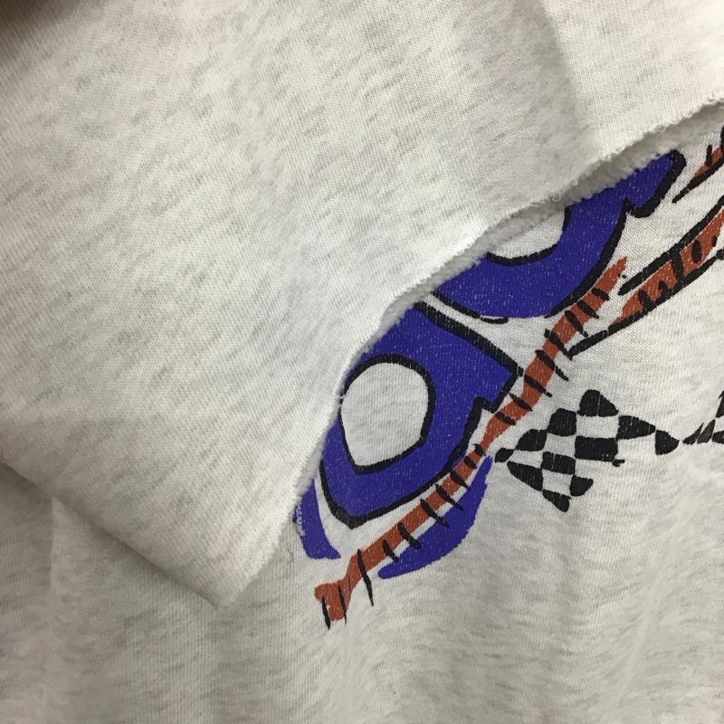 アディダス adidas トレーナー 半袖 半袖スウェットカットソー クルーネックカットソー プリントカットソー 古着 プリント 灰 / グレー / メンズ USED 古着 中古 10138768