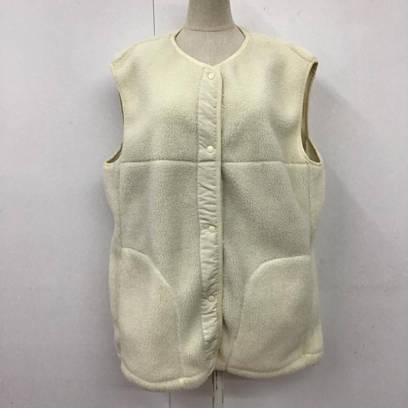アメリカンホリック AMERICAN HOLIC ベスト ベスト HA23L0X0400 ステッチワークボアベスト L 無地 アイボリー / アイボリー / レディース USED 古着 中古 10122652