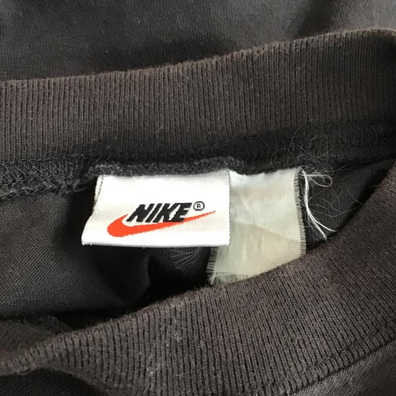 ナイキ NIKE カットソー 半袖 ノースリーブカットソー タンクトップ プリントTシャツ 90s ロゴ、文字 黒 / ブラック / メンズ USED 古着 中古 10105557