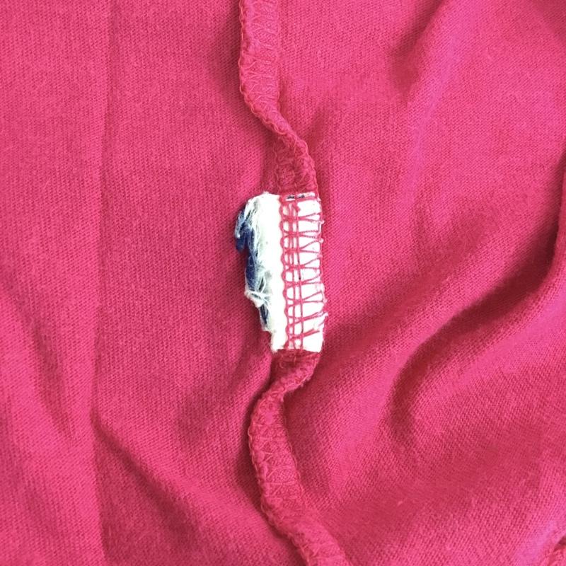 ポロラルフローレン POLO RALPH LAUREN Tシャツ 半袖 半袖カットソー プリントTシャツ クルーネックカットソー L ロゴ、文字 桃 / ピンク /  メンズ USED 古着 中古 10109974