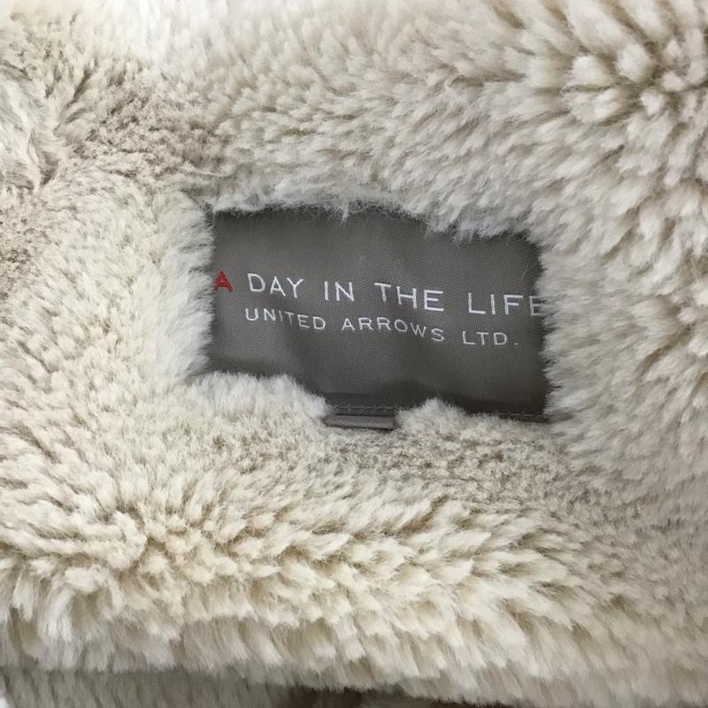 アデイインザライフ ユナイテッドアローズ A day in the life UNITED ARROWS コート コート一般 6425-699-0181 ノーカラー フェイクムートン 36 無地 茶 / ブラウン / レディース USED 古着 中古 10122884