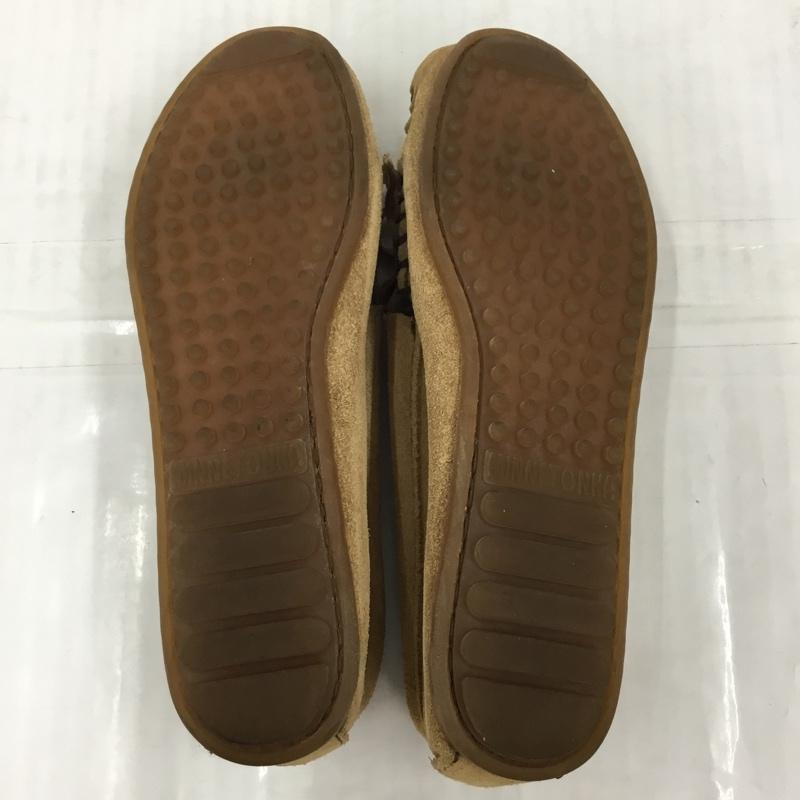 ミネトンカ Minnetonka カジュアルシューズ カジュアルシューズ 407T モカシン 23cm 箱有 23.0cm 無地 ベージュ / ベージュ / レディース USED 古着 中古 10105894