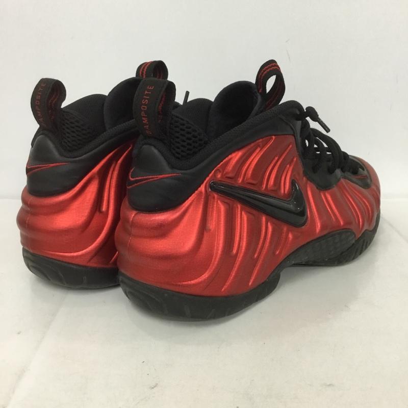 ナイキ NIKE スニーカー スニーカー 624041-604 AIR FOAMPOSITE PRO バスケットシューズ 28.5cm 28.5cm ロゴ、文字 赤 / レッド / X 黒 / ブラック / メンズ USED 古着 中古 10133280