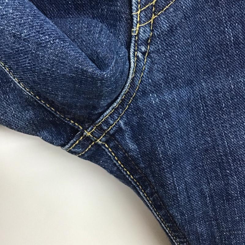 リー Lee パンツ デニム、ジーンズ デニムパンツ スリムパンツ カジュアルパンツ 90s 復刻セルビッチ 31インチ 無地 インディゴ / インディゴ /  メンズ USED 古着 中古 10126651
