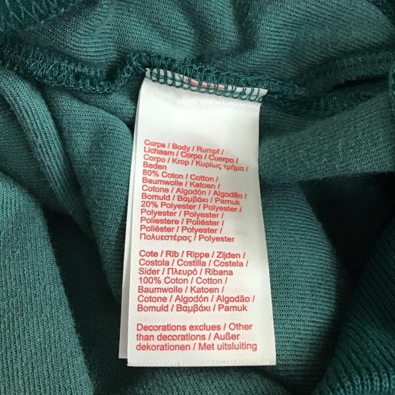 シュプリーム Supreme カットソー 長袖 18SS Supreme×LACOSTE VelourHalfZipTrackTop プルオーバー L ロゴ、文字 緑 / グリーン / メンズ USED 古着 中古 10115606