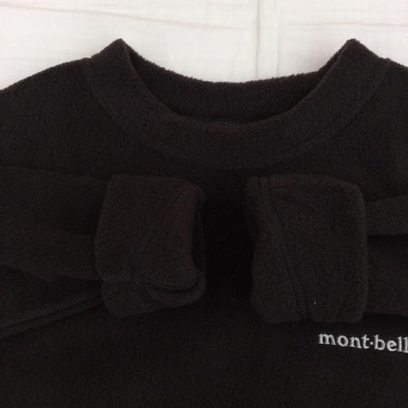 モンベル mont-bell トレーナー 長袖 1106754 ライトスウェット M ロゴ、文字 茶 / ブラウン / レディース USED 古着 中古 10138237