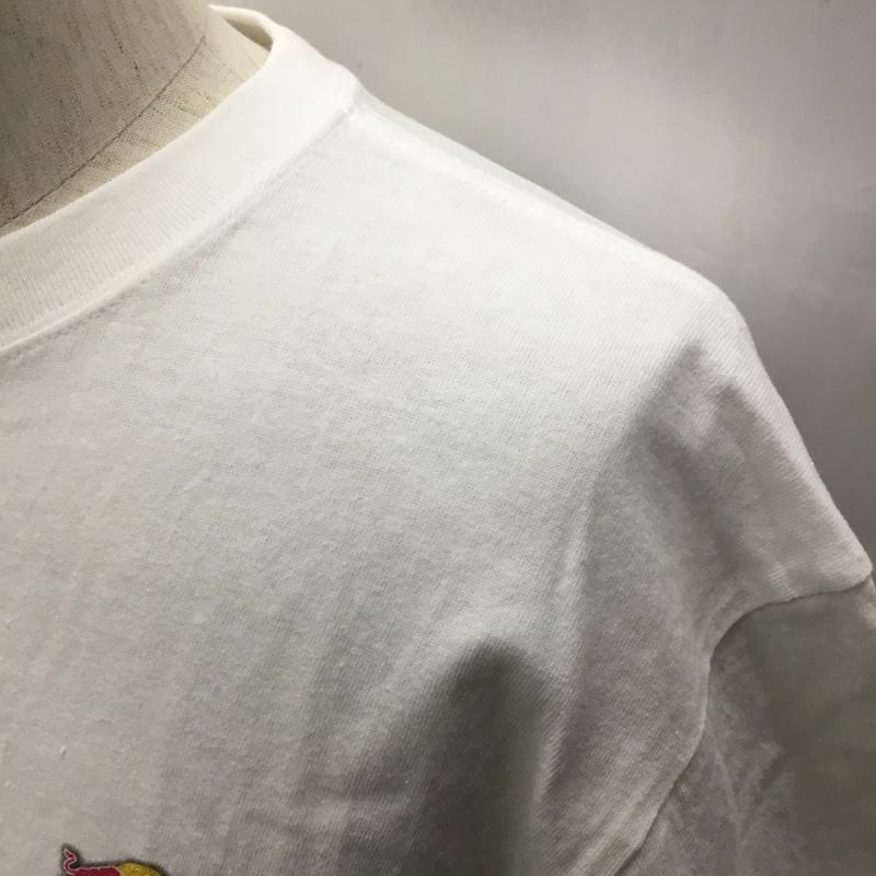 イグザンプル EXAMPLE Tシャツ 半袖 半袖カットソー プリントTシャツ クルーネックカットソー XL ロゴ、文字 白 / ホワイト /  メンズ USED 古着 中古 10108706