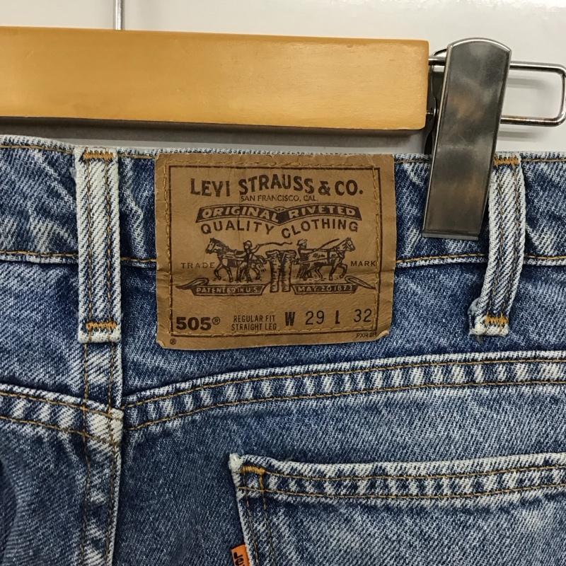 リーバイストラウスアンドコー Levi Strauss & co. パンツ デニム、ジーンズ デニムパンツ ストレートパンツ カジュアルパンツ 29インチ 無地 インディゴ / インディゴ / メンズ USED 古着 中古 10131639