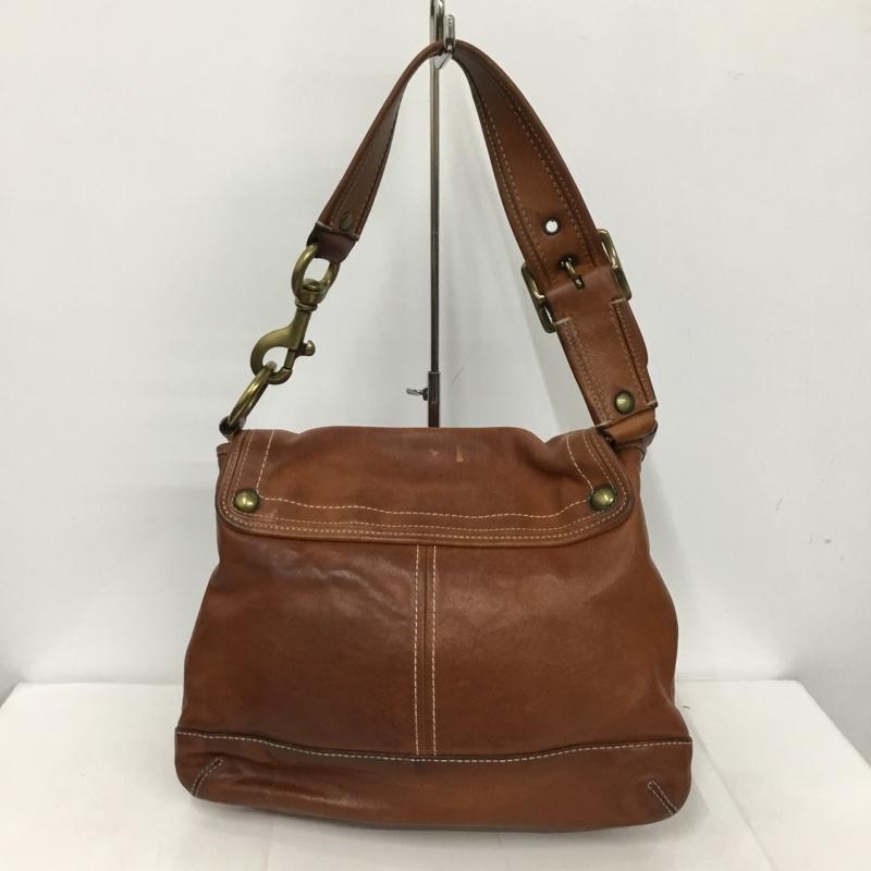コーチ COACH トートバッグ トートバッグ K0669 10327 ワンショルダー レザー ロゴ、文字 茶 / ブラウン / レディース USED 古着 中古 10129104