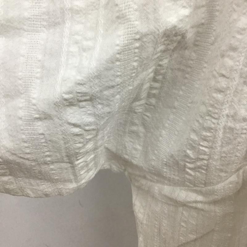 ニコアンド niko and... シャツ、ブラウス 半袖 L 無地 白 / ホワイト / レディース USED 古着 中古 10106187