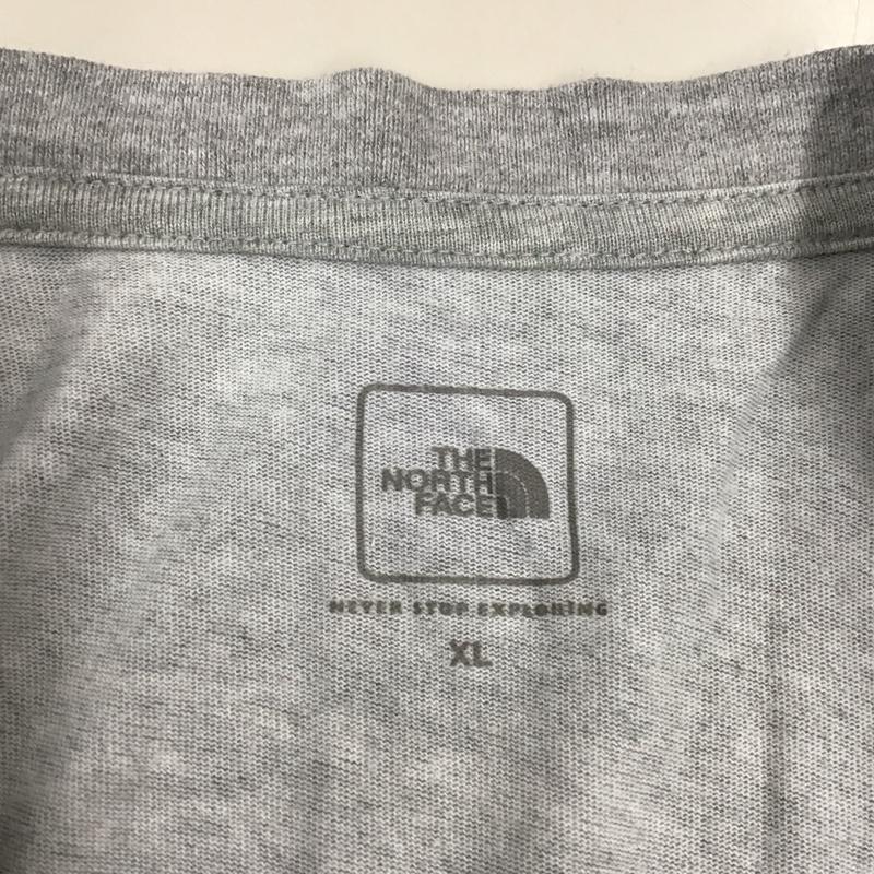 ザノースフェイス THE NORTH FACE Tシャツ 半袖 NT31831A 半袖カットソー Tシャツ プリントTシャツ XL プリント 灰 / グレー / メンズ USED 古着 中古 10117513
