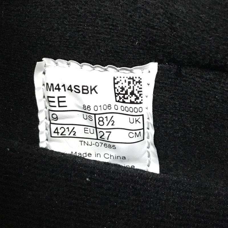 ニューバランス New Balance スニーカー スニーカー M414S BK 27cm 箱有 27.0cm ロゴ、文字 黒 / ブラック / メンズ USED 古着 中古 10116632